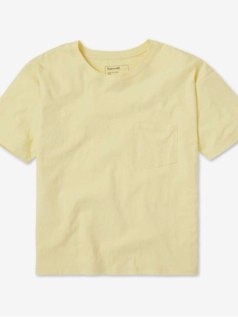 Butter Yellow Short Sleeve tee T-shirt